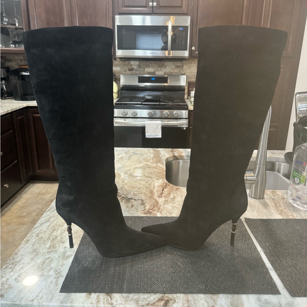 Gucci Bamboo heel (Suede) Tall Boots